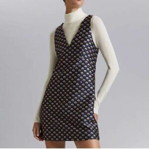 & Other Stories Mini Jacquard Dress, Size 0